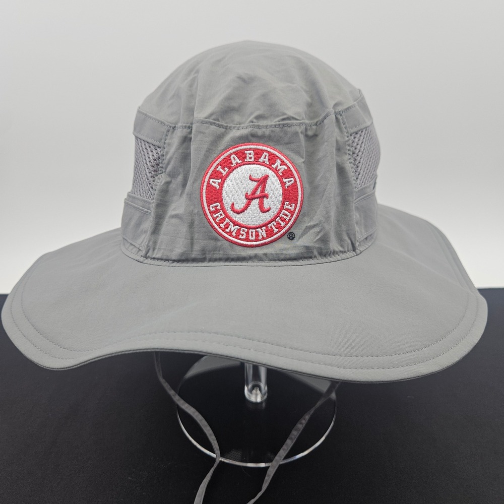 Columbia Alabama Crimson Tide Bora Bora III Booney Hat Grey UPF 50 XU8303-055
